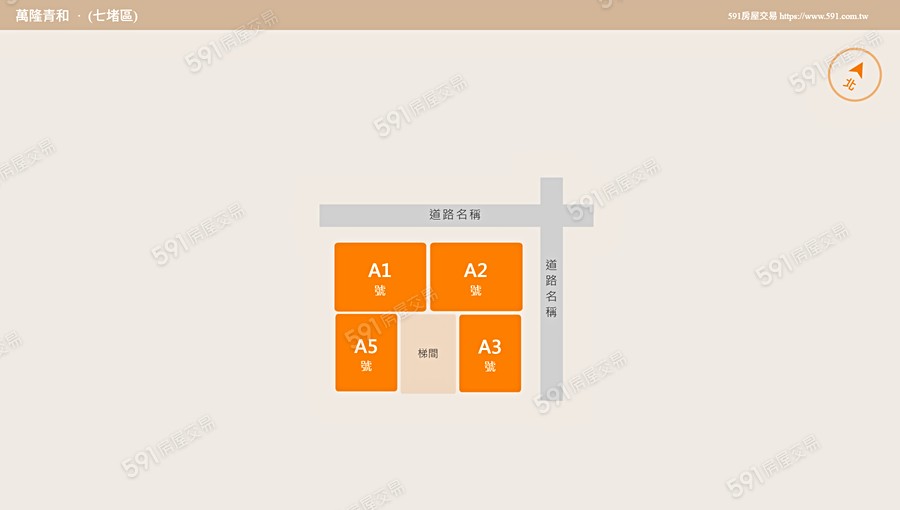 萬隆青和平面圖