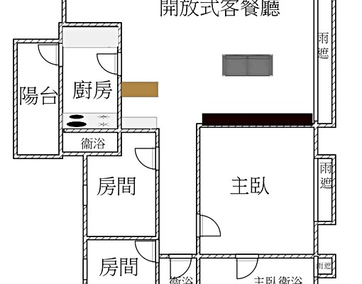 美術皇居|次高樓|雙套房精品裝豪邸|雙平車 - Image 12