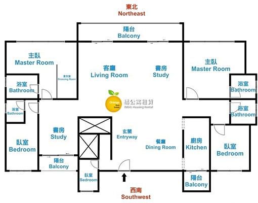 🍊美術館鼎峰泳池尊榮雙主臥附平車 - Image 3