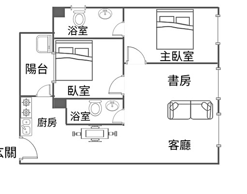 高雄大學｜藍田路｜採光輕屋齡邊間2+1房！含車含管 - Image 15