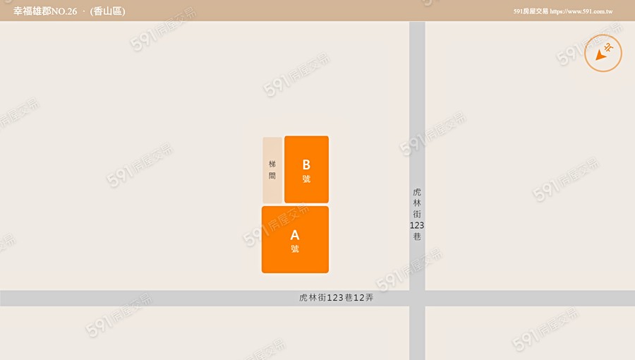 幸福雄郡NO.26平面圖