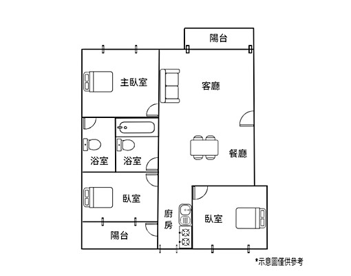 😁大牙😁近台元省道~超值採光大三房+機械平移車位 - Image 14