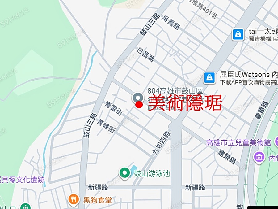 美術隱琚交通圖