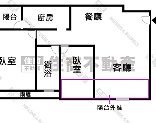 [祕密花園]捷運高樓景觀二房⟪小資族租屋首選⟫ - Image 3