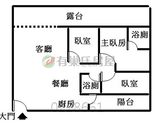 ⭐️近輕軌｜新品川三房｜有露臺｜家具電全配 - Image 2