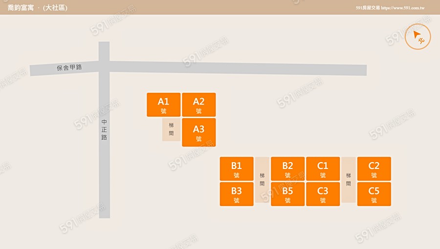 喬鈞富寓平面圖