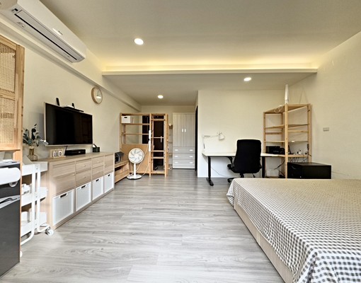 山西路A案🔥超美高採光🔥陽台獨洗曬✨木質調✨游泳池 - Image 6