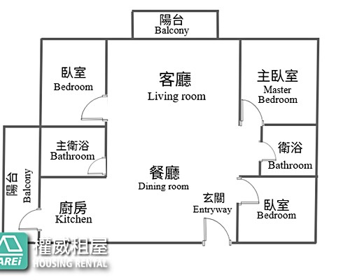 ✨森美術|採光佳高樓景觀|大三房雙陽台平車-權威 - Image 3