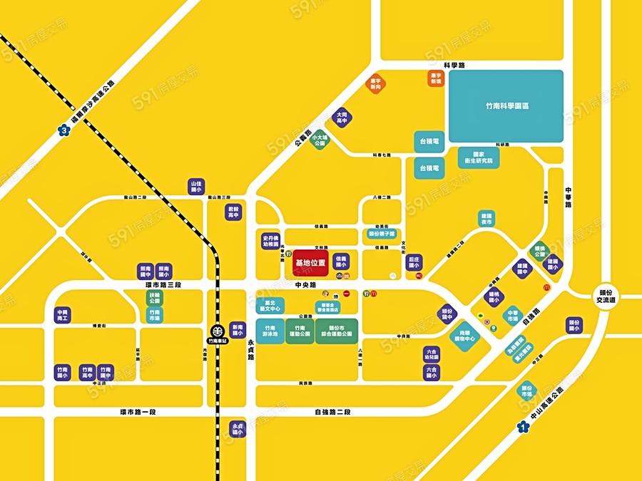 惠宇新聚交通圖