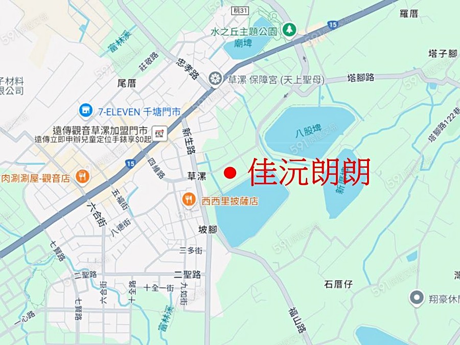 佳沅朗朗交通圖