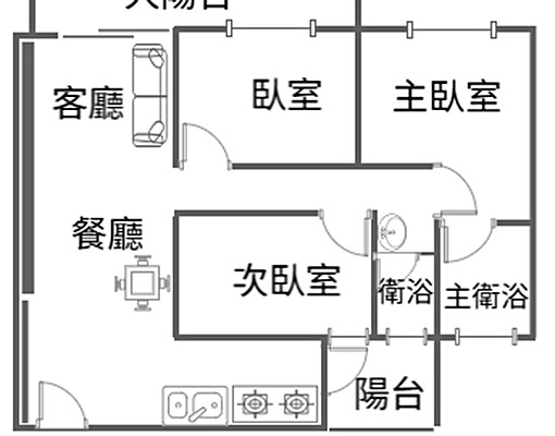 🌈🎀近百萬裝潢🎀全新未住🎀優質三房平車🎀🌈 - Image 14
