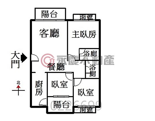 靜江悅蛋黃區三房配平面車 - Image 15