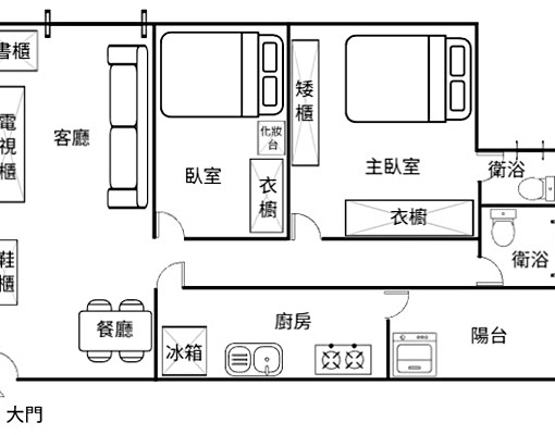 高雄高工輕軌新成屋時尚二房+車位ABE001~25 - Image 15