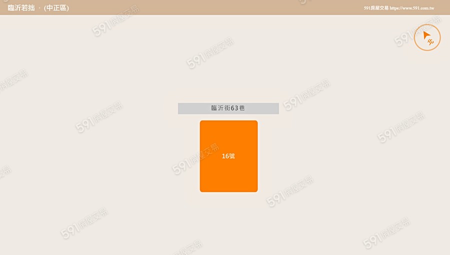 臨沂若拙平面圖