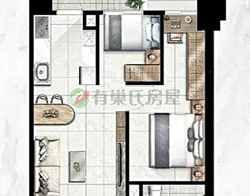 阿堂嚴選★明日讚高樓層2房可租補含平車 - Image 7
