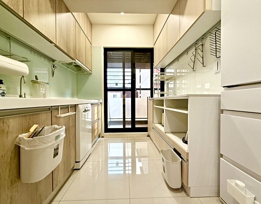 🏡奶油風質感裝潢兩房雙衛平車✨附洗碗機✨智慧電視✨新洗衣機 - Image 1