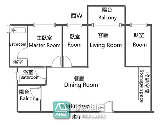🌳蓮池潭巨蛋|心儀大空間3房平車|高潭市2權威 - Image 3