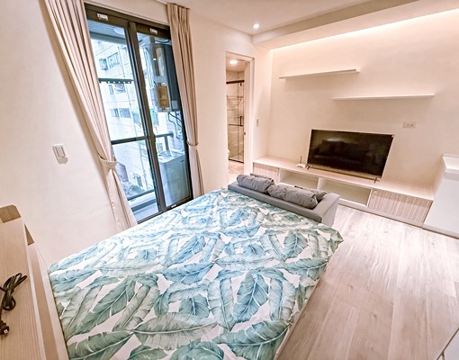 可租補😍整棟新蓋類一房一廳系統裝潢大空間🏠陽台獨洗☀美村 - Image 2