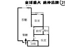 板橋區-民生路二段2房2廳,22.6坪