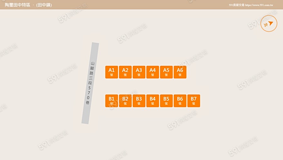 陶璽田中特區平面圖