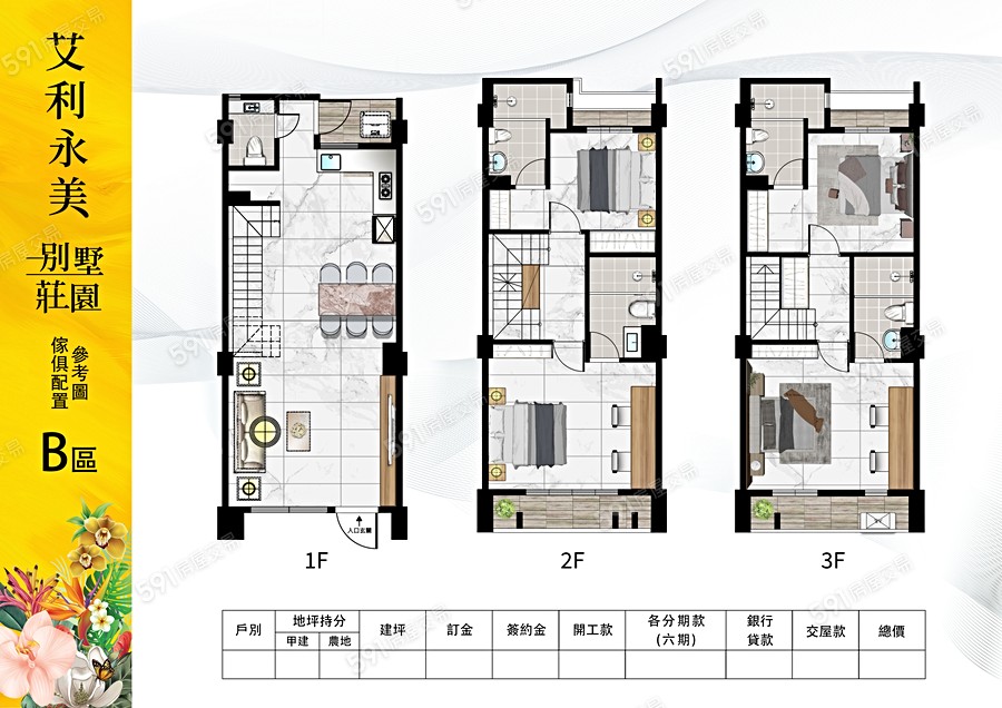 艾利永美格局圖