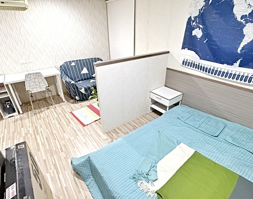 近捷運秀朗橋站【超值溫馨套房】@陽台@飲水機@50吋大電視 - Image 2