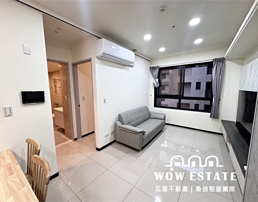 近嶺東商圈✅高樓視野/正2房/全配傢俱電/系統櫃收納✅可租補 - Image 5