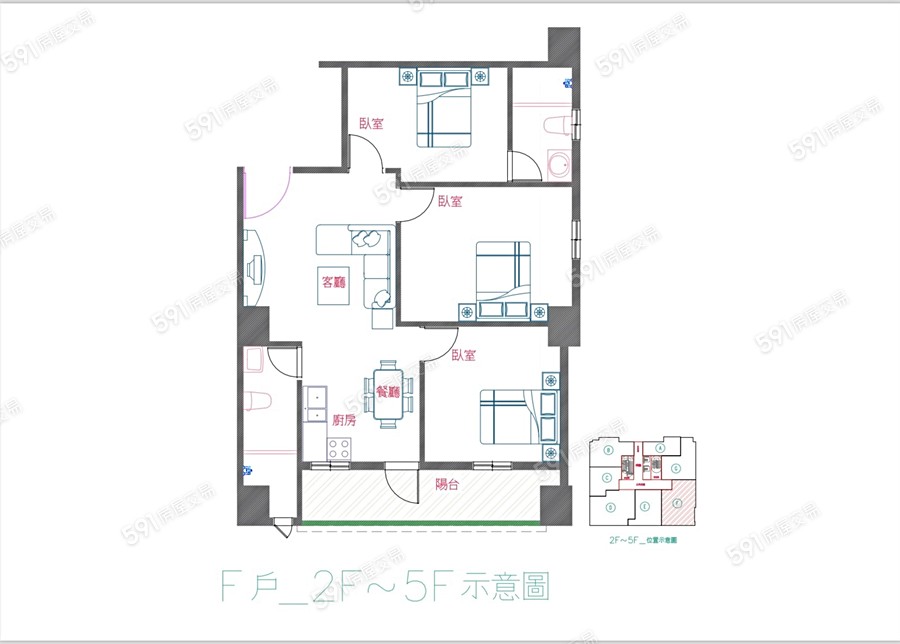 景翰成家天廈平面圖
