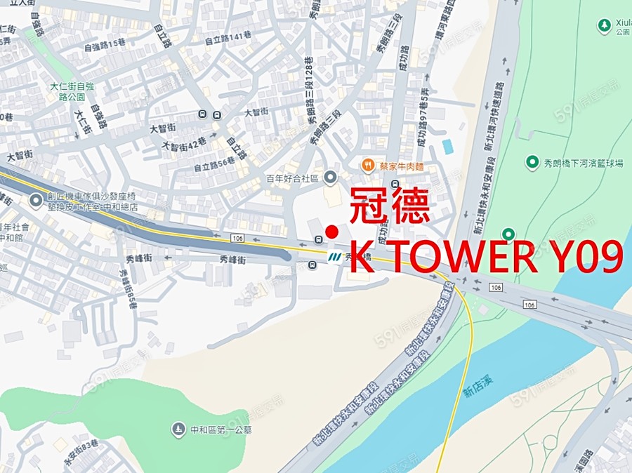 冠德K TOWER Y09交通圖