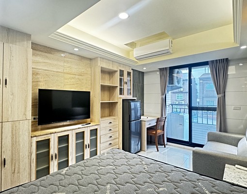 🎀近龍安商圈．🉑租補．戶籍．獨立套房／陽台．精品系統櫃 - Image 2