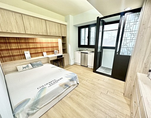 中國醫👑租補👑陽台獨洗曬👑半年約👑電3👑衛浴開窗 - Image 1