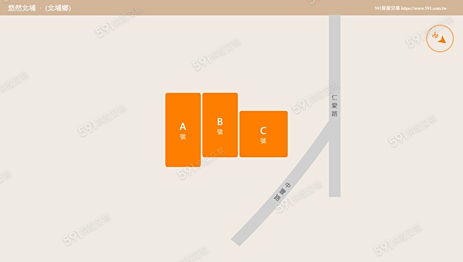 悠然北埔平面圖