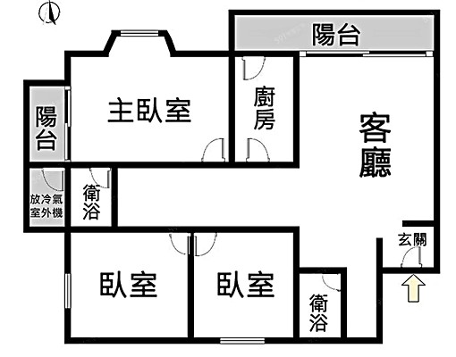 沐光~可貓咪~可租補~超溫馨3房 - Image 2