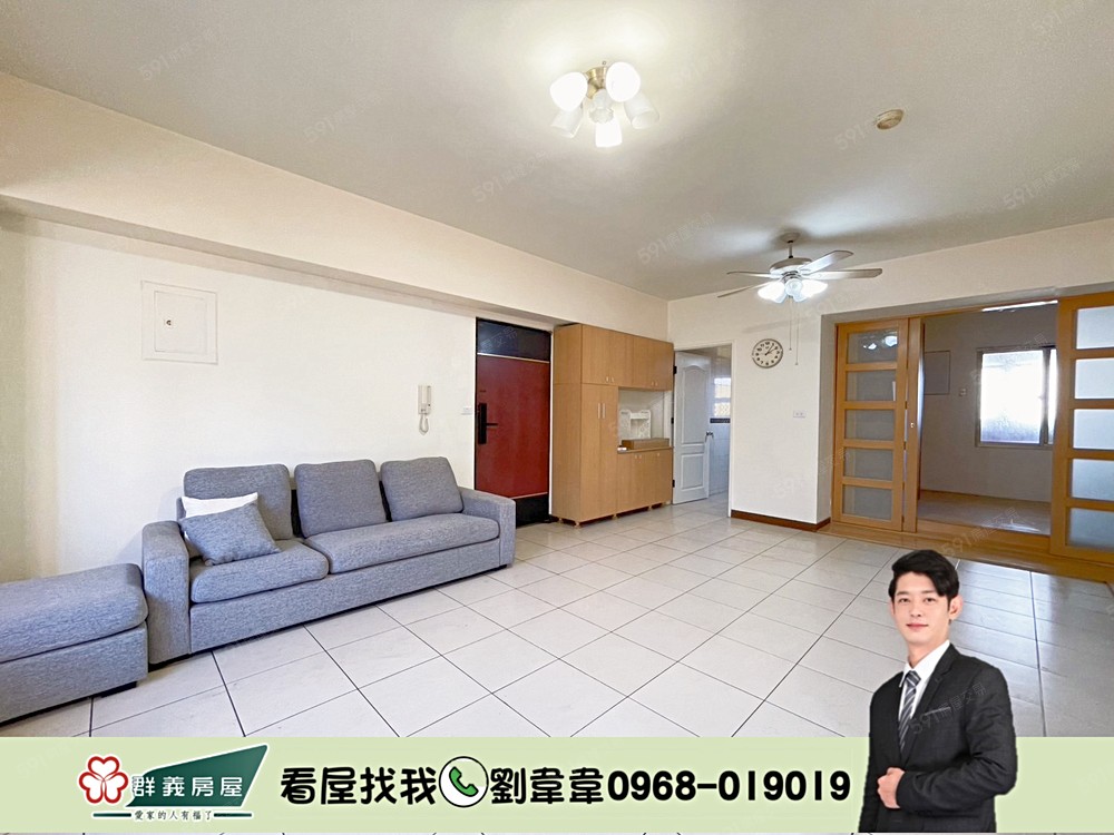 可租補戶籍|五期大墩家樂福|大業學區|森林公園捷運電梯三房 - Image 1