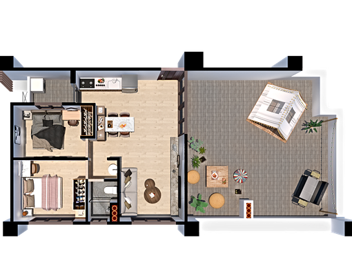 ‼️租🔆全新一房一廳一衛🔆獨立陽台💯 - Image 3