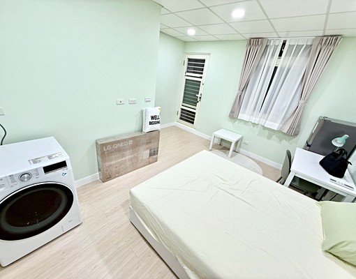 菜寮站全新裝潢套房‧獨立陽台‧變頻冷氣‧洗脫烘衣機 - Image 3