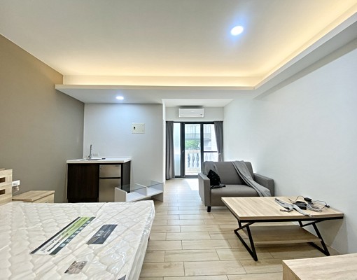 一房一廳🔥可租補💖流理台✨木質地板質感裝潢✅南屯捷運站 - Image 1