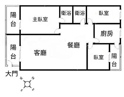 至善國中電梯大三房全新整理精裝戶三陽台含車管 - Image 1