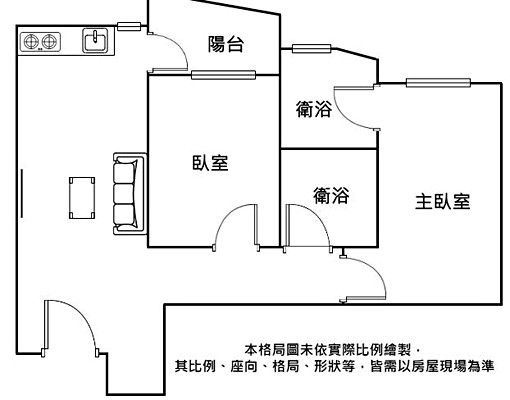 高大特區溫馨兩房兩衛(出租) - Image 15