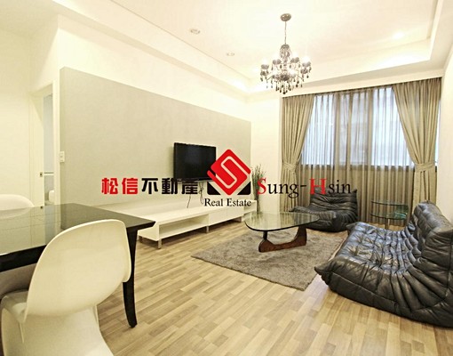 精美裝潢*信義安和站*平面正一房*陽台採光*機能強*優質社區 - Image 1