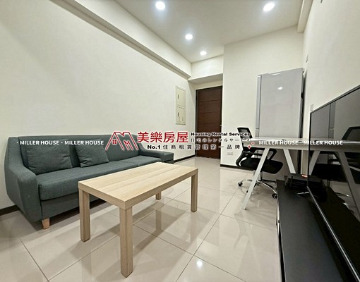 美樂*大橋頭*電梯採光一房*可租補入籍*家具齊*租金含管網路 - Image 1