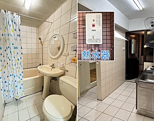 北屯區水湳陳平國小旁/精美裝潢電梯華廈二房可租補/採光好 - Image 8