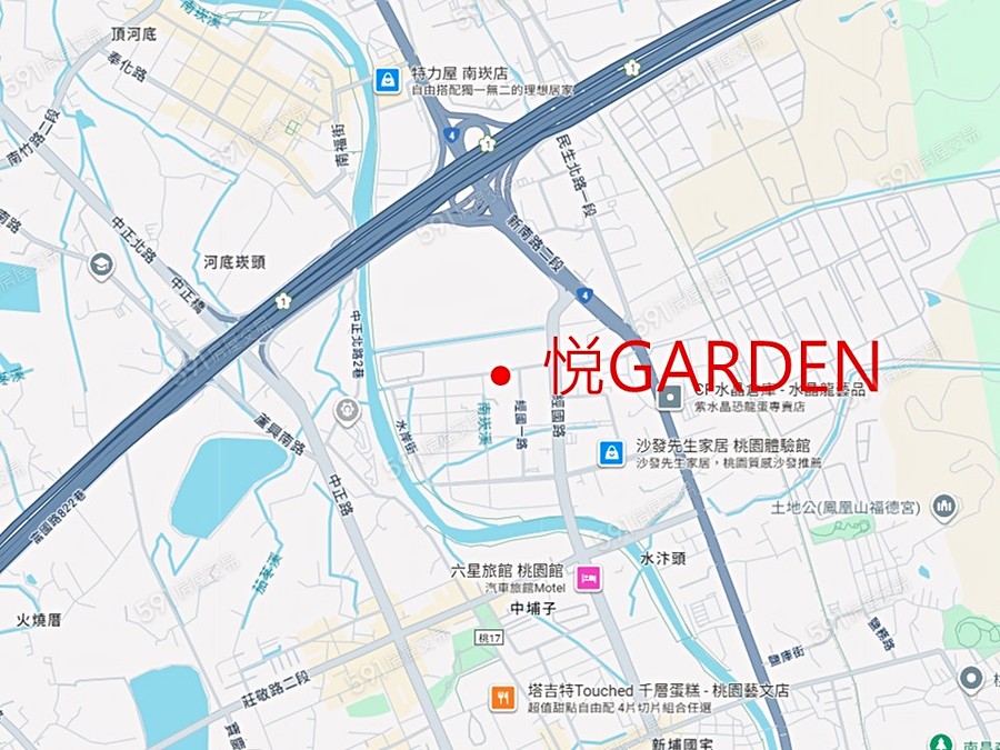 悦GARDEN交通圖