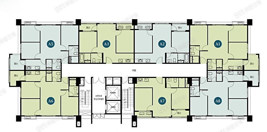 萬家福爵品平面圖