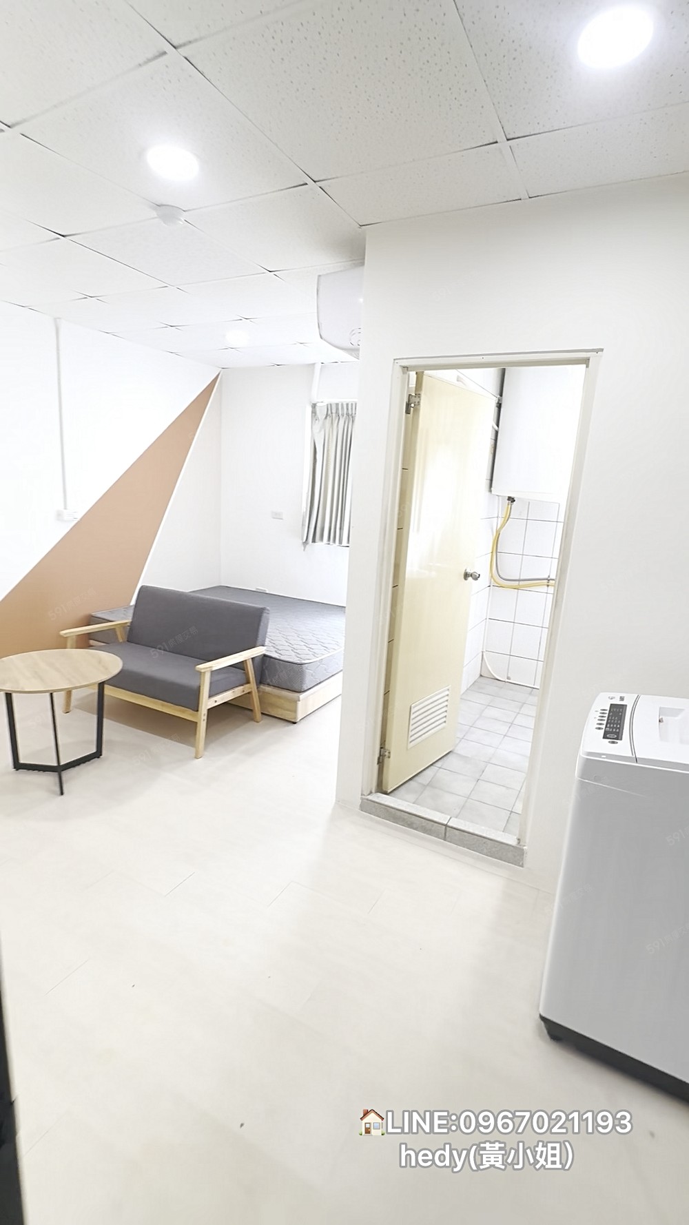 近中原大學採光佳熱門可貓電梯房🐱✨代收垃圾｜獨洗 - Image 1