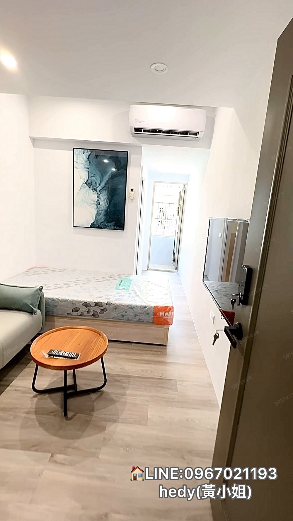 近健行科大、中原大學單人美房✨變頻冷氣｜陽台｜獨洗 - 591租屋網 - Image 1