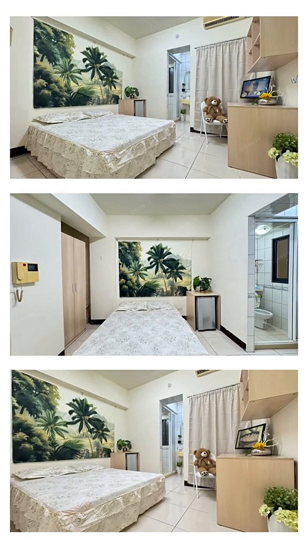 👍拎包即住/獨洗獨曬/全新雙人床組/電梯套房/可租補 - Image 1