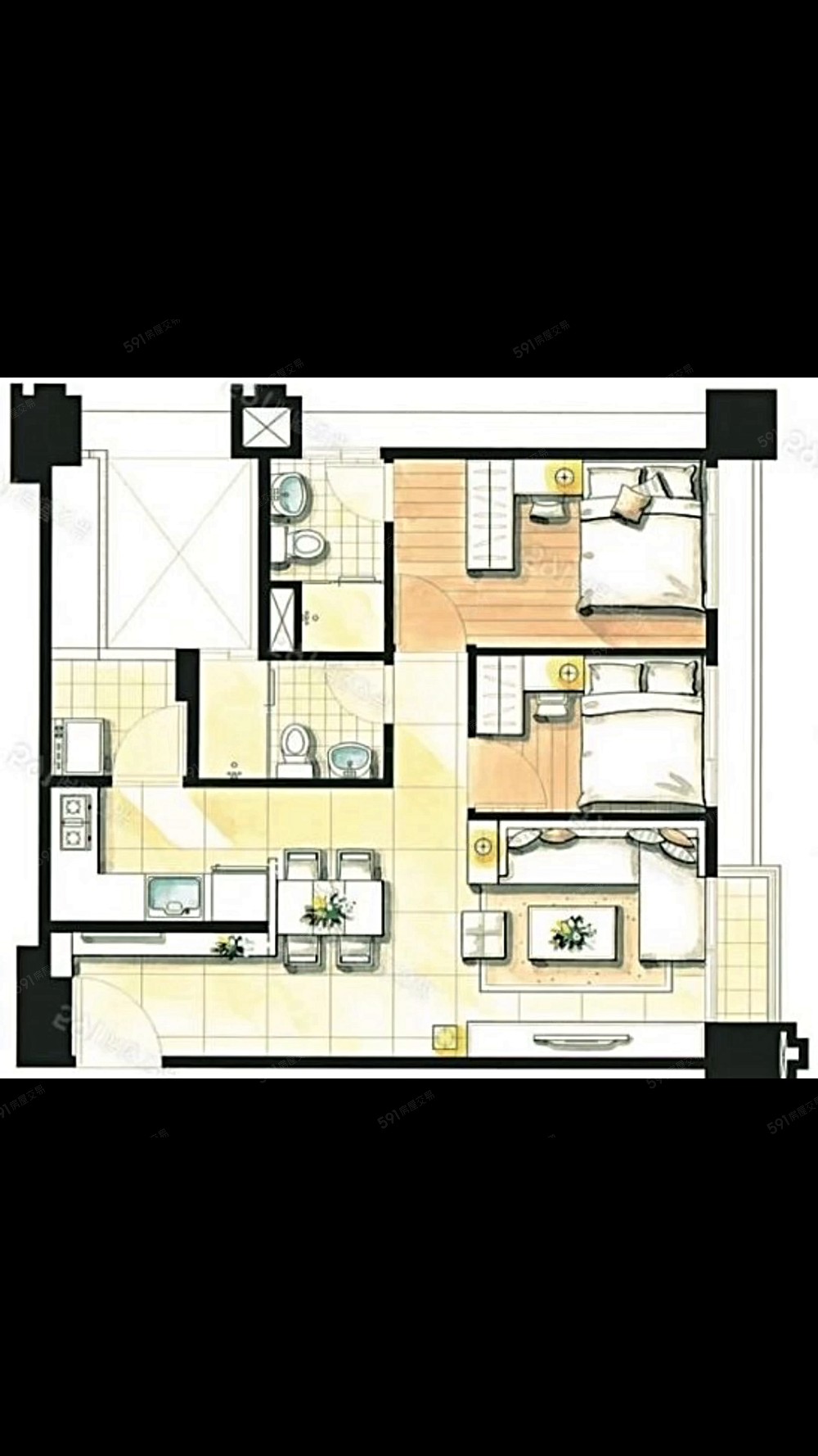 💎全新交屋｜惠來上景3御山景｜2房2衛平車｜無敵山景 - Image 1