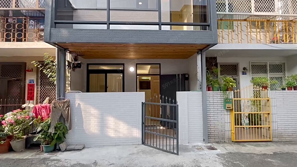 水湳市場活路靜巷文青美整棟透天|附裝潢一卡皮箱入住精華地段 - Image 1