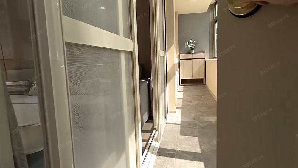 近復旦民族路交流道全新翻修水電更新前後陽台